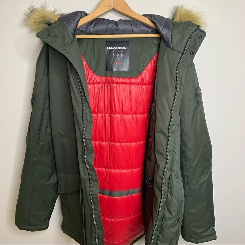 Hawke Co. Faux Fur Trim Jacket - XL